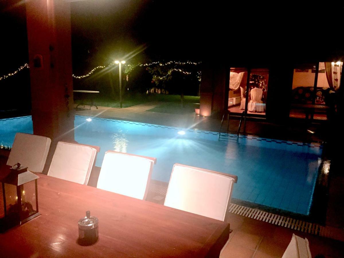 4-Seasons Pool Villa Near Meteora Tríkala Eksteriør bilde