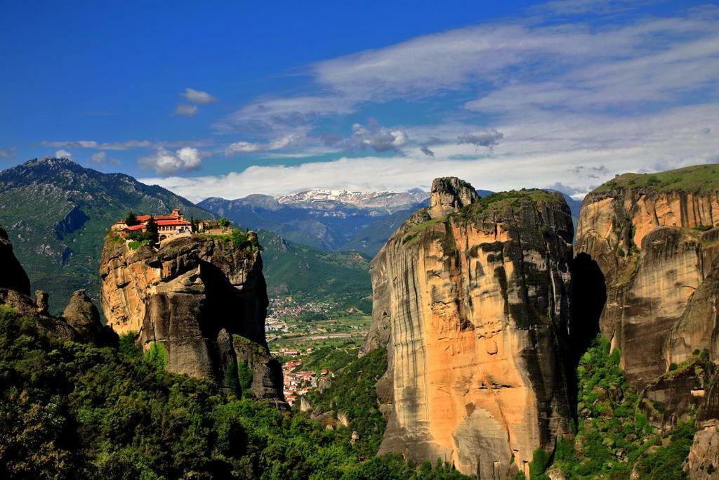 4-Seasons Pool Villa Near Meteora Tríkala Eksteriør bilde