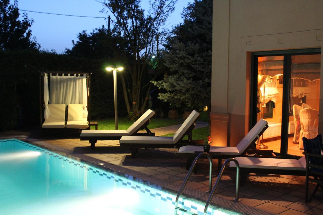 4-Seasons Pool Villa Near Meteora Tríkala Eksteriør bilde